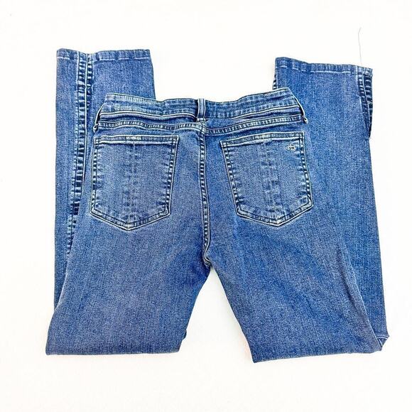 Rag & Bone Split Hem Cate Mid-Rise Flare Denim Jeans Size 27 - Picture 5 of 9